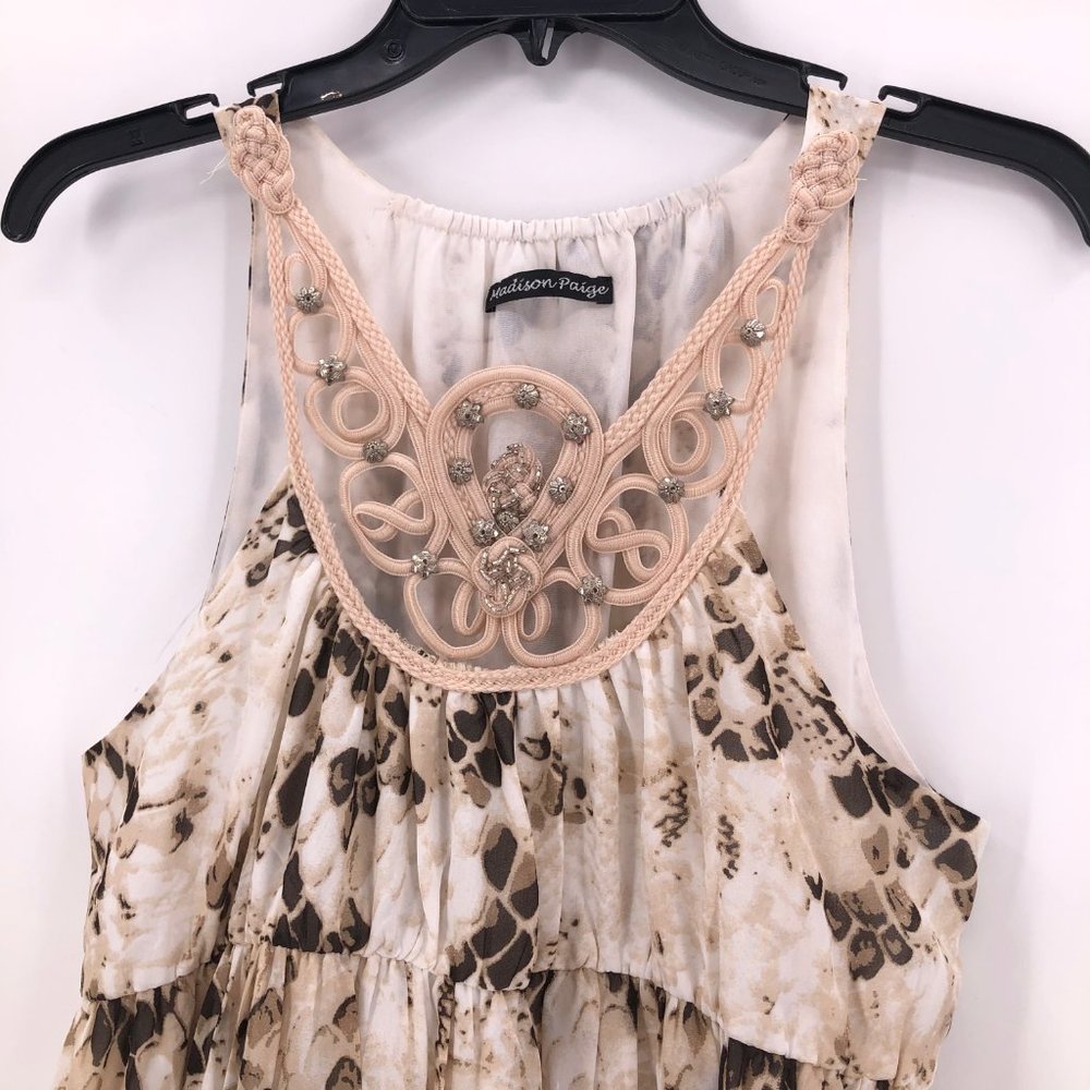 Like New Madison Paige animal print dress